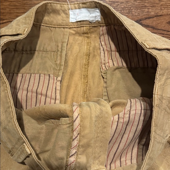Anthropology Chino Size 29 in a Mustard/Gold color in a textured material - Picture 5 of 11